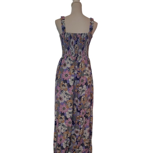 Dokotoo Casual Overalls/Jumpsuit 1-PC Sleeveless Floral Print Boho Romper SZ LG - Picture 2 of 7